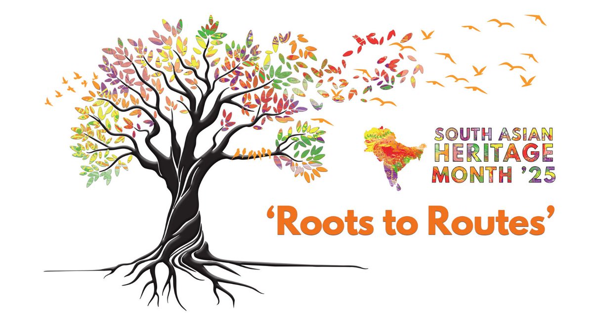 bthft_od's tweet image. It's South Asian Heritage month. This years theme is 'Roots to Routes' Each of us carries a unique story shaped by our roots & the routes travelled to get to where we are. It's a chance to reflect on your journey & how this has shaped your identity today.