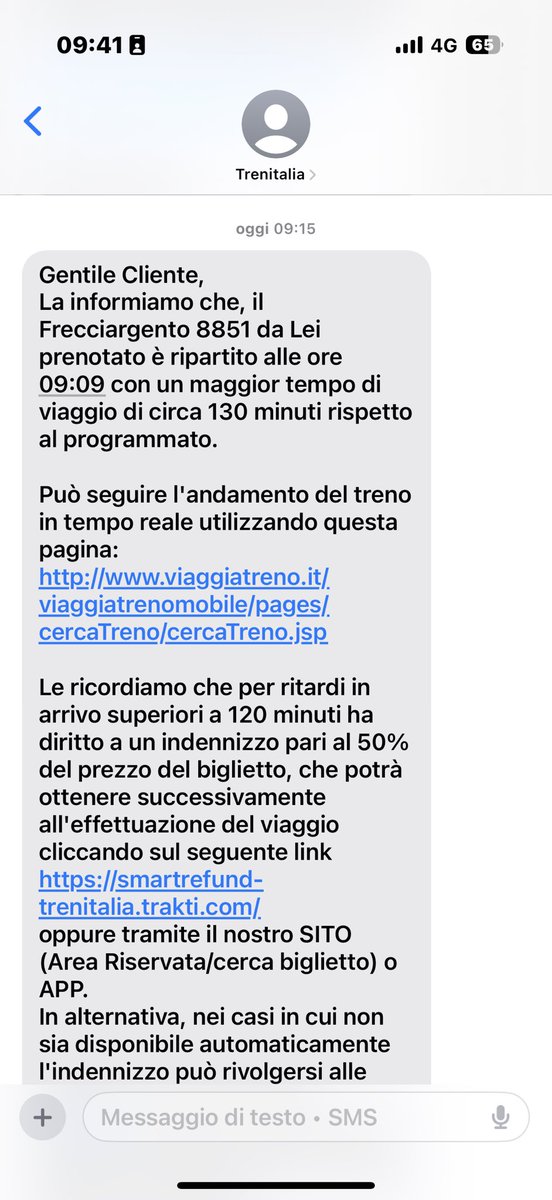 Anche oggi un delirio per viaggiare in treno. 130 minuti di ritardo. Ma come si può andare avanti così?