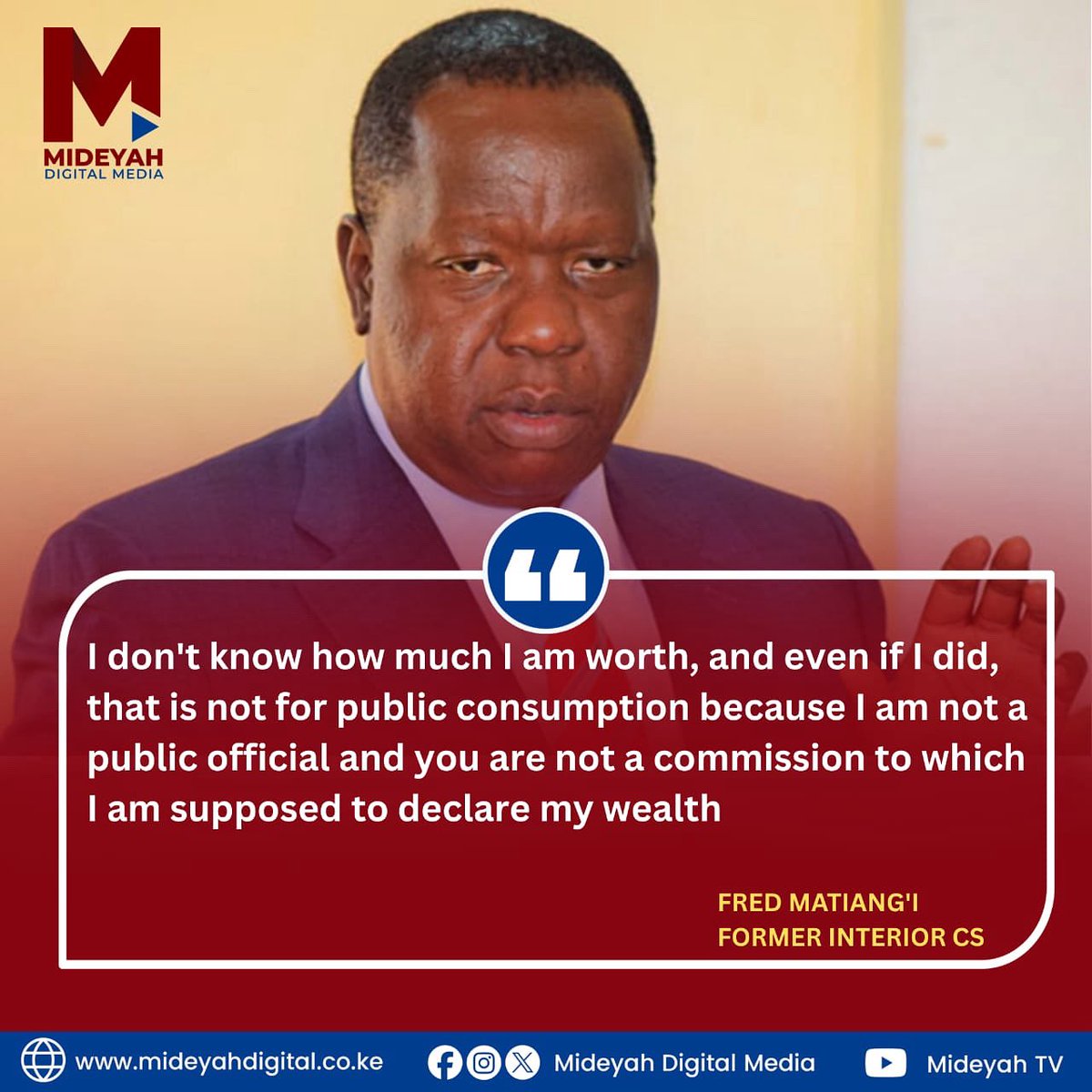 Huyu akiwa Rais wa Kenya atatunyoooooooooshaaaaaa….