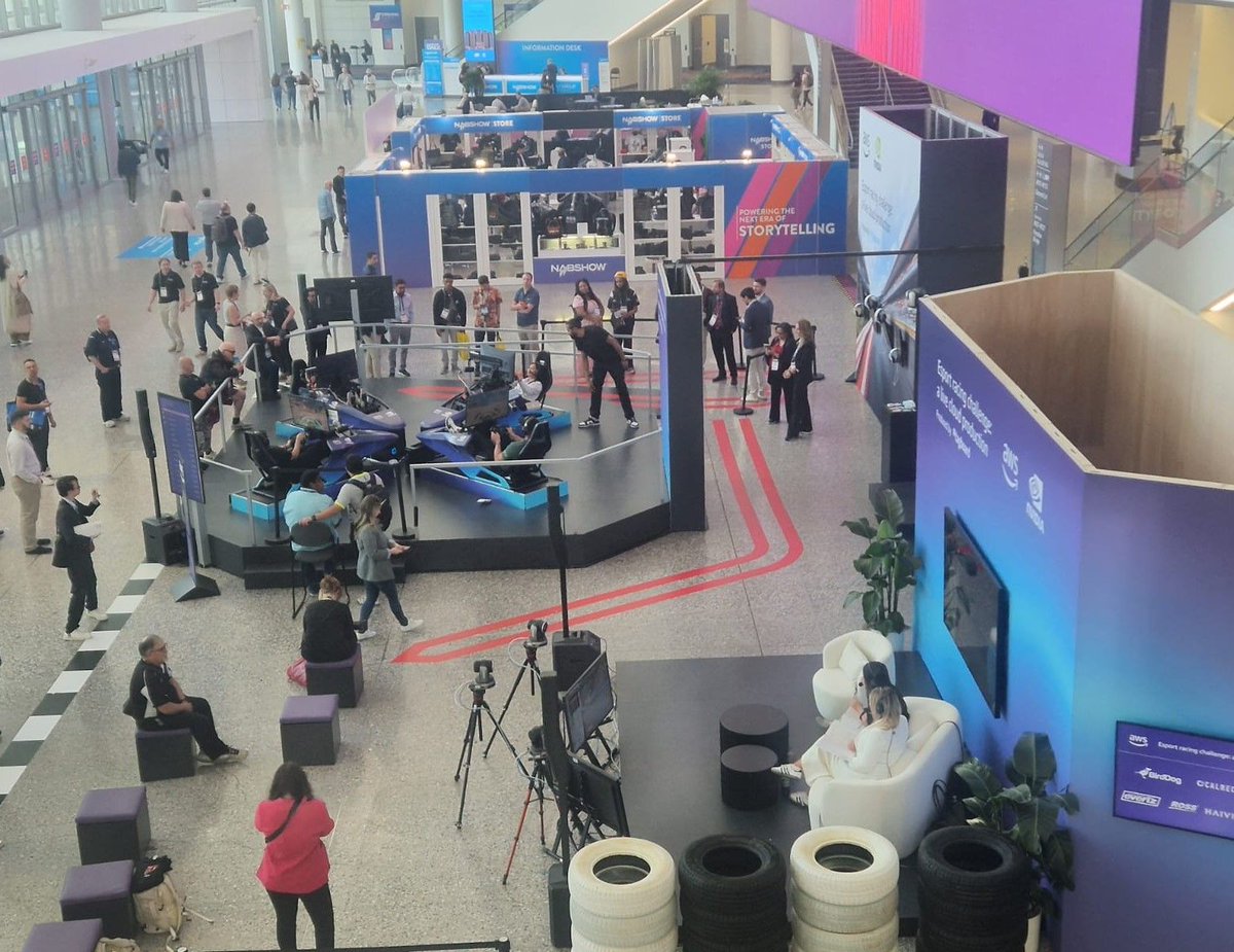 LeadingTechnolo's tweet image. Durante il #NABShow, #Calrec e #AWS hanno realizzato una demo di produzione sportiva live in cloud: gara esports con racing simulator, mix audio remoto via #ArgoM, processing in cloud con #ImPulseV e AI generativa per creare highlight automatici👉tinyurl.com/4fsxmy6k