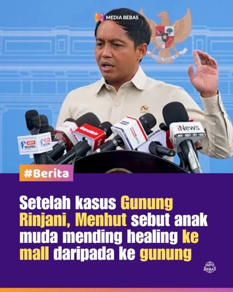 Napa gk sekalian! Anak muda healing ke Rumah Pacar aja. Lebih hemat! Bisa tinggalkan sempak juga.
Kurang greget apa lagi..
Coba mas <a href="/kaesangp/">“kak” Kaesang</a>  mantan anak buah mu di kasih paham dulu, gmana dulu anda muda bs ninggalin sempak.