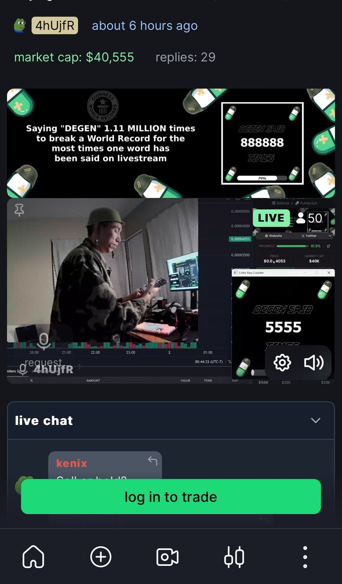 Wtf <a href="/kingtbui/">Tommy Bui</a> doing 😂😂
Saying “Degen” with that hat 😂😂😂
I aped the top let’s see

GXZMvC7nbER3C7wNP6TucRAixBozfvV5ZWRHmYwapump