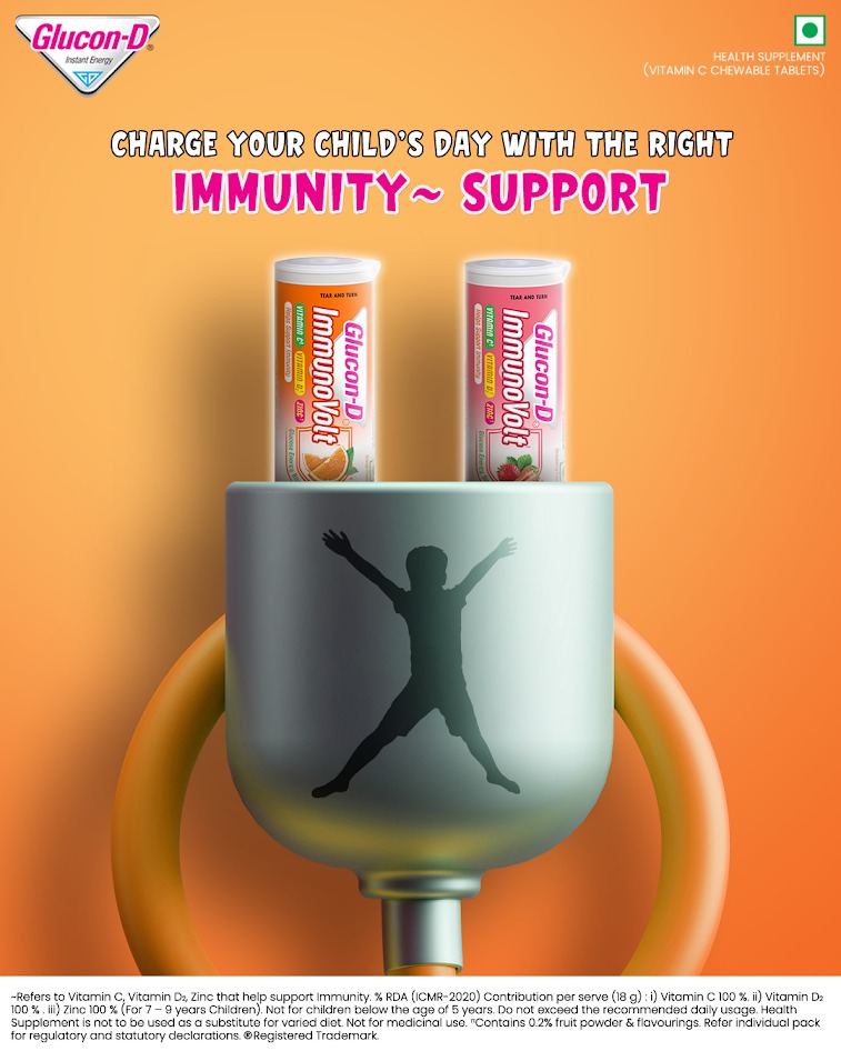 GluconDIndia's tweet image. Not just energy.
Daily support for your child’s immune system—packed into tasty bites that your kids would love.
#Immunovolt #ImmunitySupporter #StrongerImmunity #Flavours #Orange #Strawberry #KacchaMango