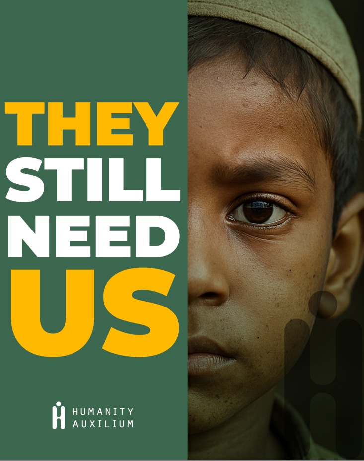 They Still Need Us.

In the Rohingya camps, hunger hasn’t ended—and sickness hasn’t stopped.
But your support keeps provides healthcare access, treating hundreds every single week.

 Don’t let care run out. Help us continue.
🔗 Donate now: humanityauxilium.com/donate
#RohingyaRelief