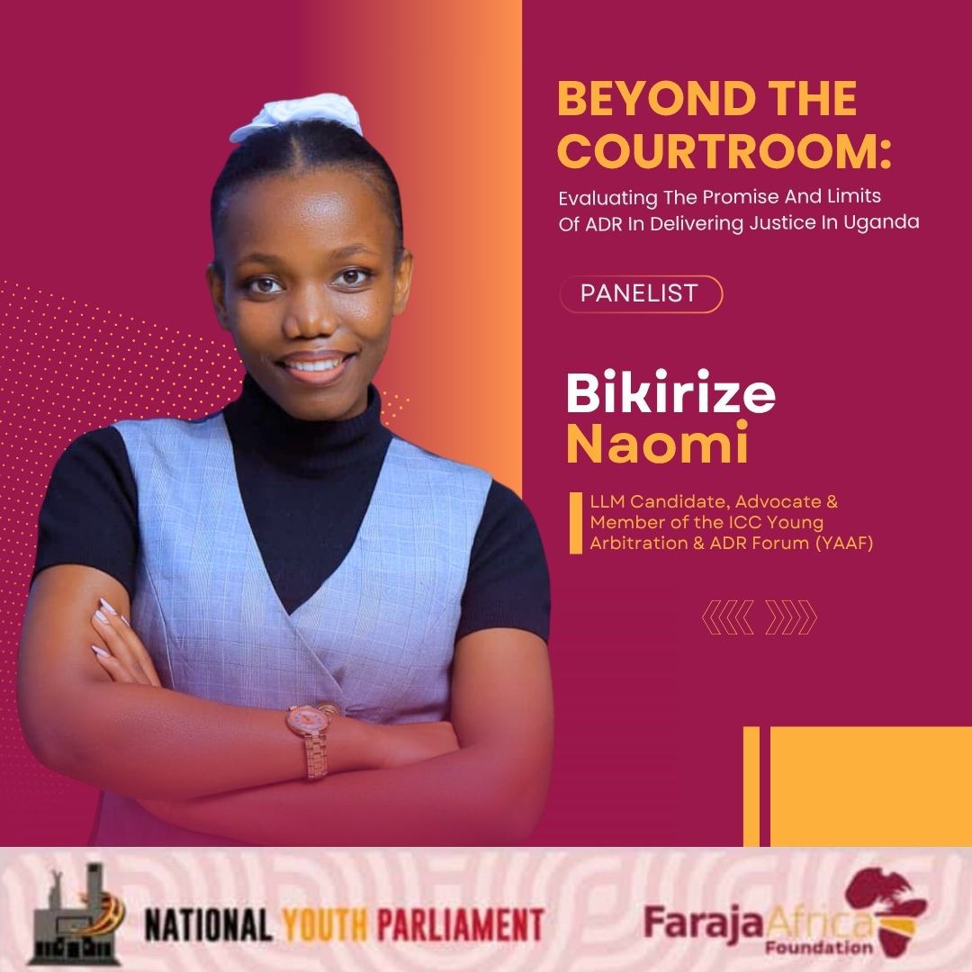 Naomi Bikirize (@naomibiky) on Twitter photo Join us <a href="/MuyaakaAlfred/">Alfred Muyaaka</a> <a href="/KatoMpanga/">Kato Mpanga</a> <a href="/NevilleWandera/">Neville</a> and <a href="/KakoozaDerric12/">DK</a> this Thursday as we discuss: How far can ADR go in delivering justice? Let’s explore the promise and the limits.
🗓 3rd July | 7PM EAT | <a href="/FarajaAfricaFdn/">Faraja Africa Foundation</a>
#ADR #Law #Justice #Uganda Join us <a href="/MuyaakaAlfred/">Alfred Muyaaka</a> <a href="/KatoMpanga/">Kato Mpanga</a> <a href="/NevilleWandera/">Neville</a> and <a href="/KakoozaDerric12/">DK</a> this Thursday as we discuss: How far can ADR go in delivering justice? Let’s explore the promise and the limits.
🗓 3rd July | 7PM EAT | <a href="/FarajaAfricaFdn/">Faraja Africa Foundation</a>
#ADR #Law #Justice #Uganda