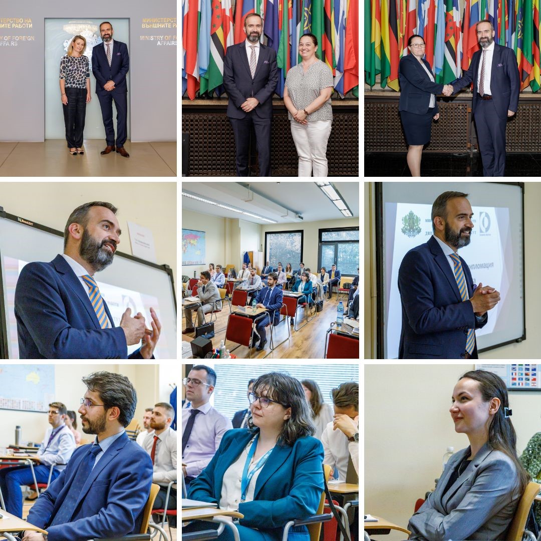 In Sofia <a href="/erikwest73/">Erik Weststrate 🇳🇱🇪🇺</a> met w/ counterparts at <a href="/MFABulgaria/">MFA Bulgaria</a>  to discuss strong 🇧🇬-🇳🇱 ties &amp; deepen cooperation on trade, migration, EU affairs, security and RoL. He delivered a speech to young 🇧🇬 diplomats &amp; listened to NGOs on RoL &amp; human rights developments in Bulgaria. <a href="/DutchMFA/">Dutch Ministry of Foreign Affairs 🇳🇱</a>