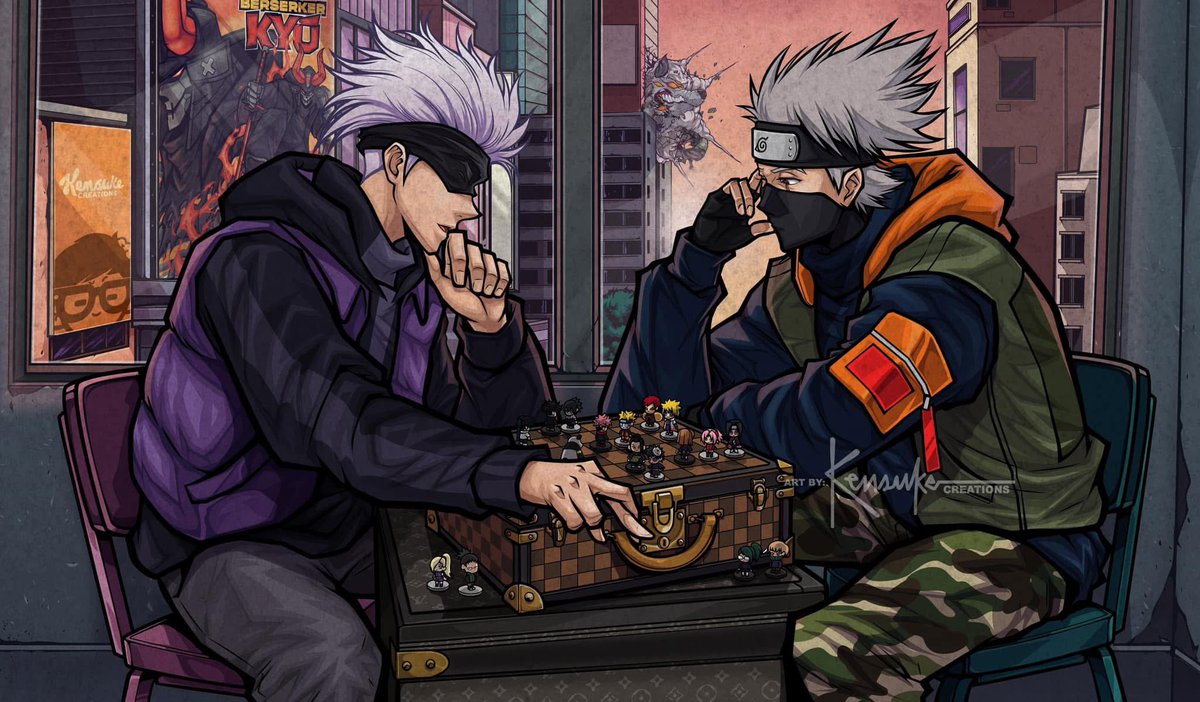 KensukeCreateS's tweet image. Teachers' Day off!
#GojoSatoru #kakashi #kensukecreations