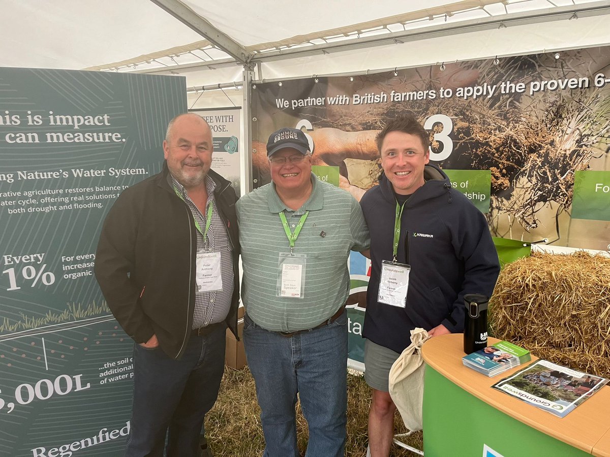 Peter Anthony (@petercwm16) on Twitter photo Not a bad start to Groundswell, chatting to the main man Gabe Brown 👍 Not a bad start to Groundswell, chatting to the main man Gabe Brown 👍