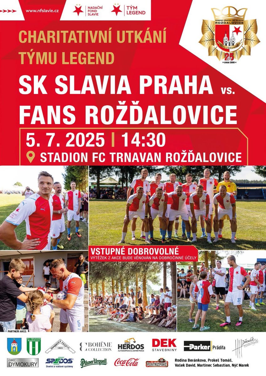 ocetnik's tweet photo. Vidět Tomáše Součka, Milana Škodu, Ondru Kúdelu spolu na hřišti? To chceš!
#tymlegend #charita #slavia https://t.co/7xhDly7cuS