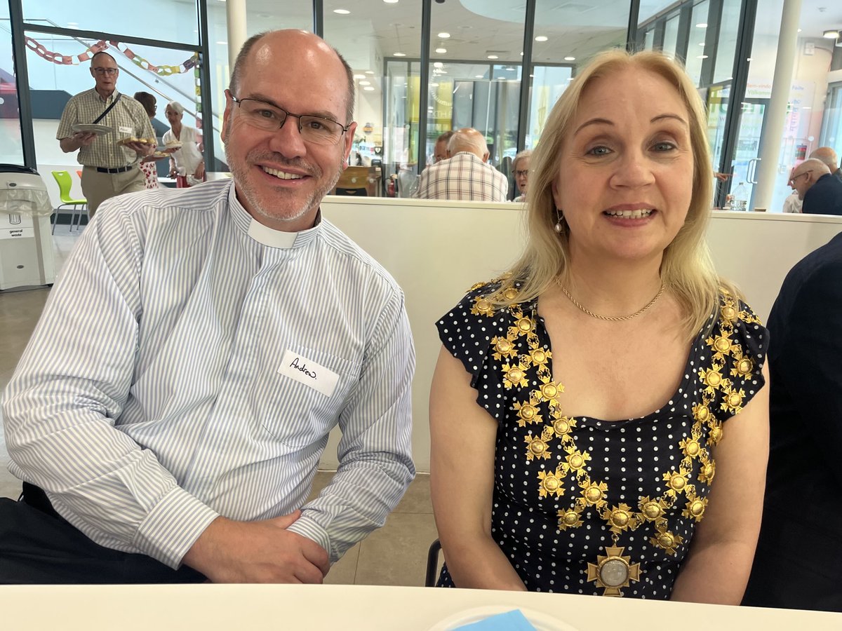 Jane_Brophy's tweet image. I met many lovely people at the Altrincham Interfaith Groups Annual Afternoon Tea. It was a special afternoon of people of different faiths coming together to share food, grace and blessings. Thank you for inviting me.