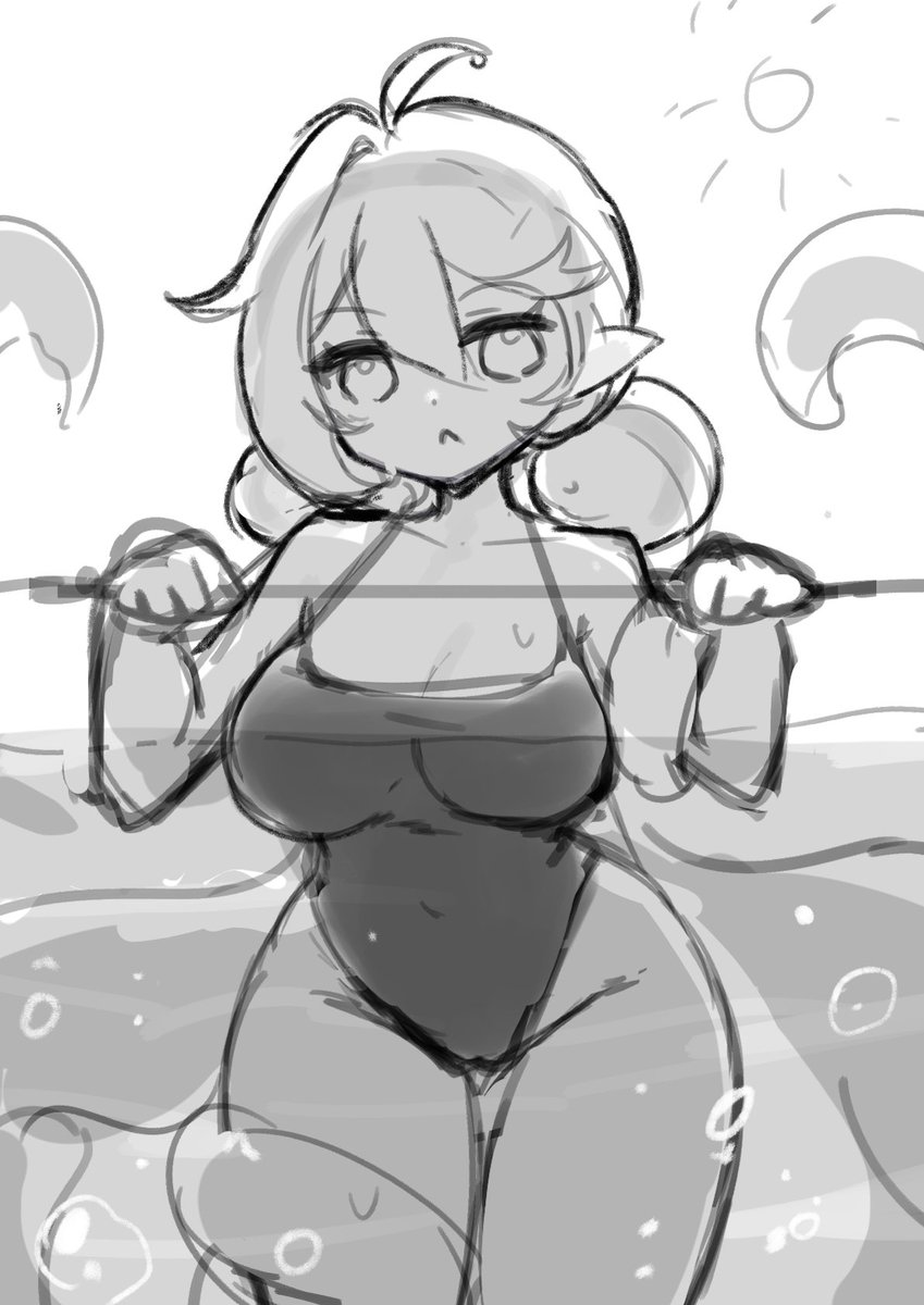 Biaki_B's tweet photo. Chilling at the pool 🐙 https://t.co/vgMI1HAQzh