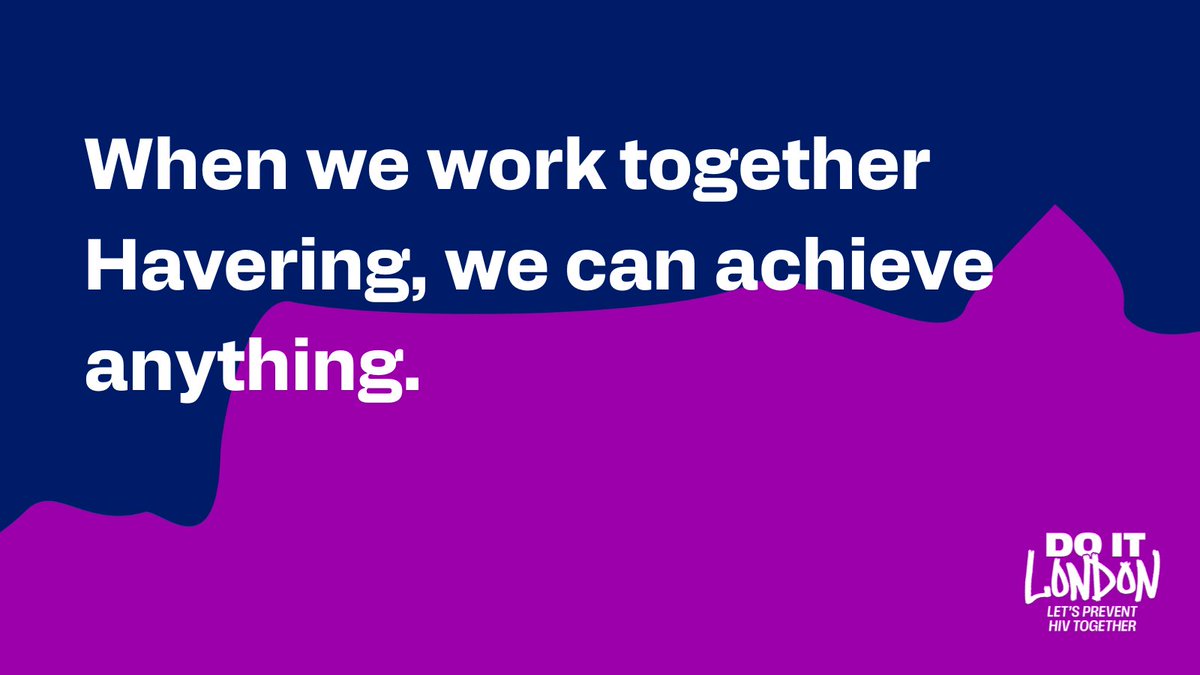 Havering Council (@lbofhavering) on Twitter photo Together, Havering residents can help end new HIV transmissions by 2030.
Find out how on the new Do It London website orlo.uk/dkrbl
Learn more <a href="/doitldn/">Do It London</a> #LondonTogether Together, Havering residents can help end new HIV transmissions by 2030.
Find out how on the new Do It London website orlo.uk/dkrbl
Learn more <a href="/doitldn/">Do It London</a> #LondonTogether
