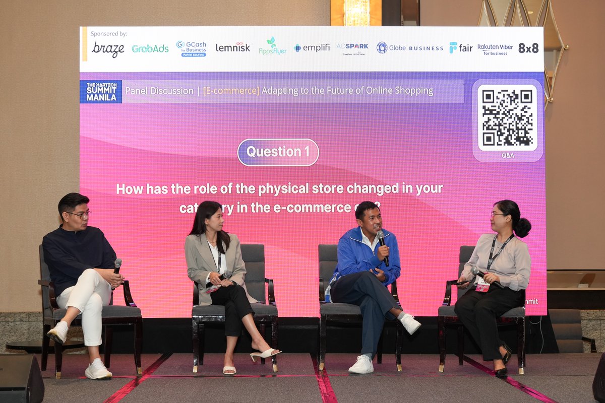 5️⃣ Panel Discussion | #eCommerce | 200+ attendees at The MarTech Summit Manila are diving into the future of digital shopping with our speakers!

📌 Find out more at: loom.ly/v-1Ct9Q