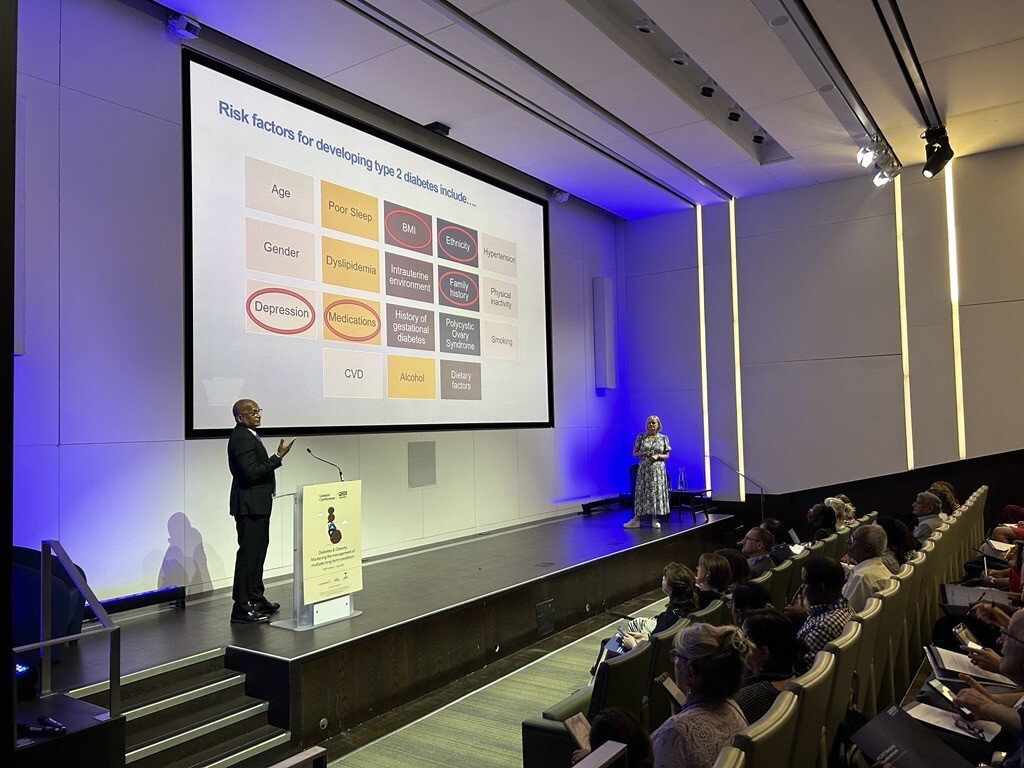 Naresh Kanumilli and Nicola Milne opening today's London conference of the PCDO Society at the RCGP.