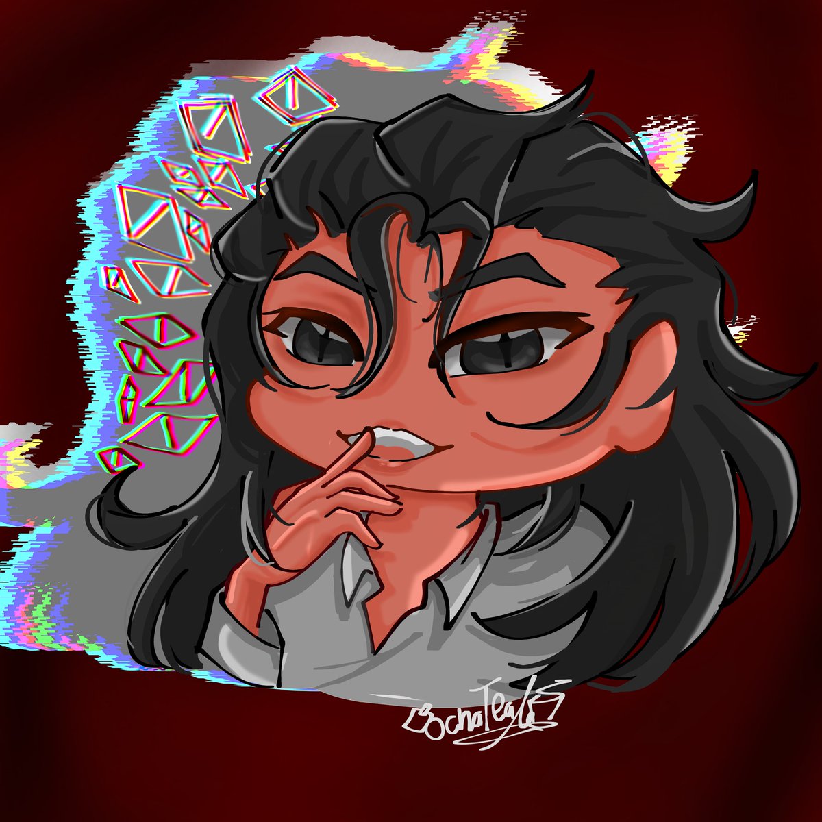 Chaa_chan000798's tweet image. LADY NULLAA 

My third digital arts! (That aren&apos;t wip hahah..) It was fun to play with some effects for this art jajajjaj
#toeatagod #TEAG