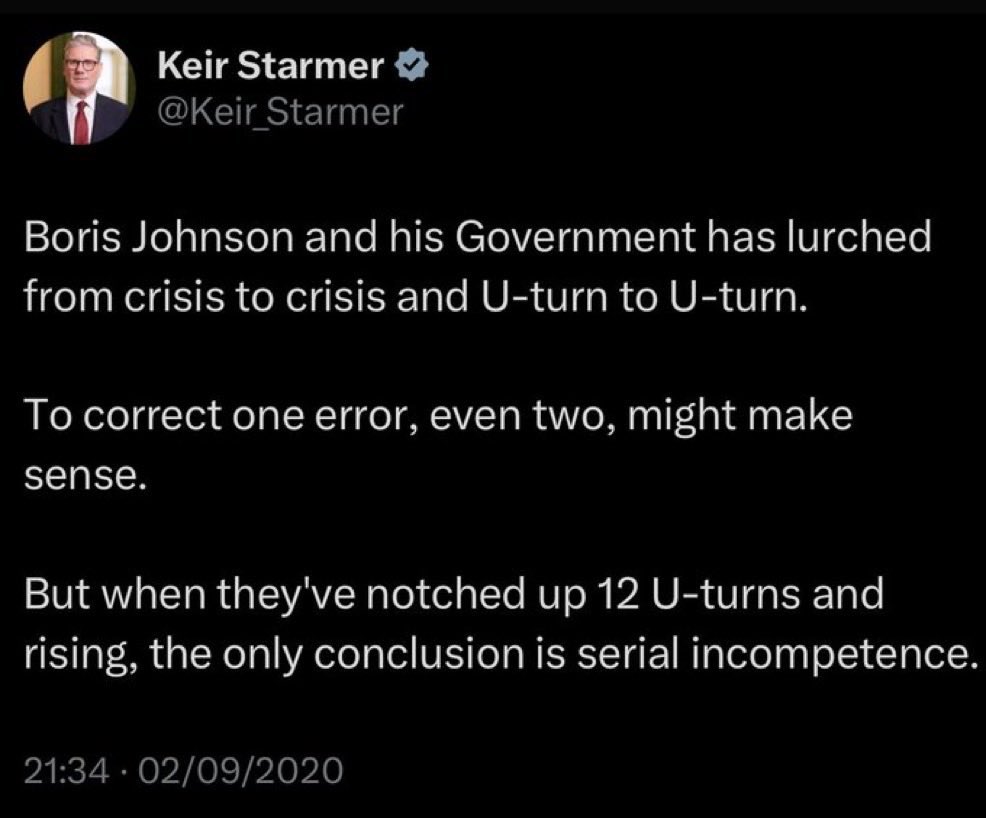 GrantSRivers's tweet image. This tweet will come back to haunt him.

#KeirStarmer #WelfareReform #WinterFuelAllowance #GroomingGangInquiry