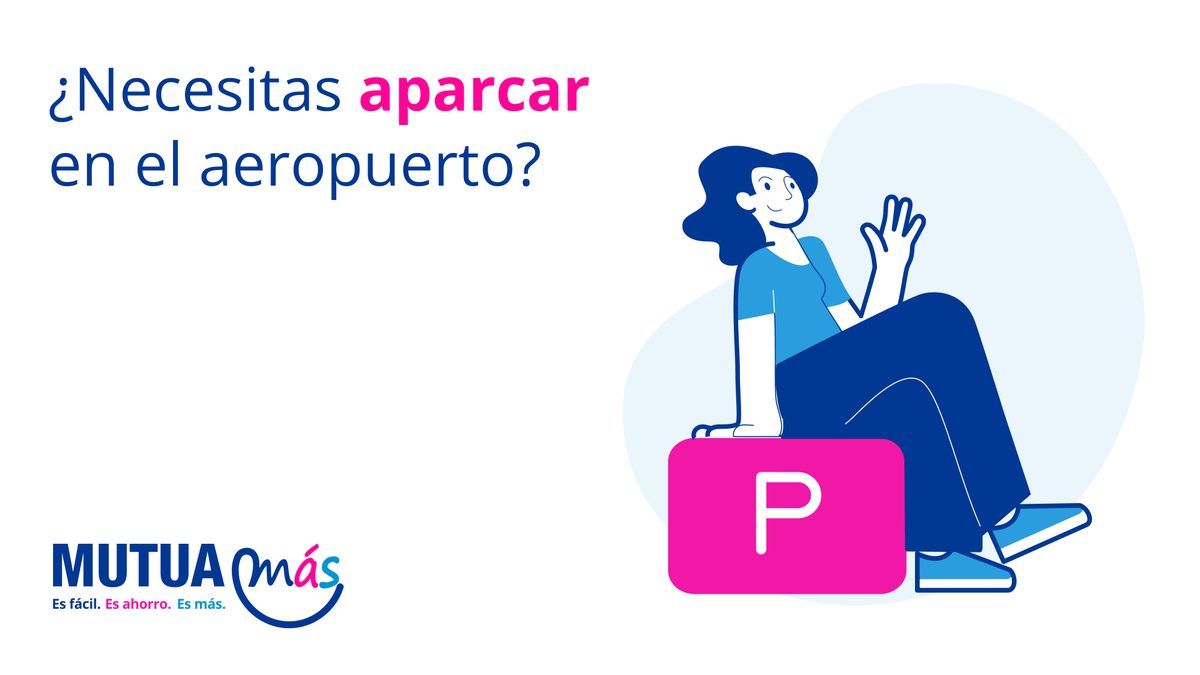 ✈️🚗 ¿Vas a viajar este verano y necesitas aparcar en el aeropuerto?

Con #MutuaMás puedes reservar tu parking de corta o larga estancia. 👉 Pagarás online y, además, acumularás #BonusMutuaMás. grupomutua.info/ParkingAeropue…

¡Confirma tu reserva y olvídate de preocupaciones!