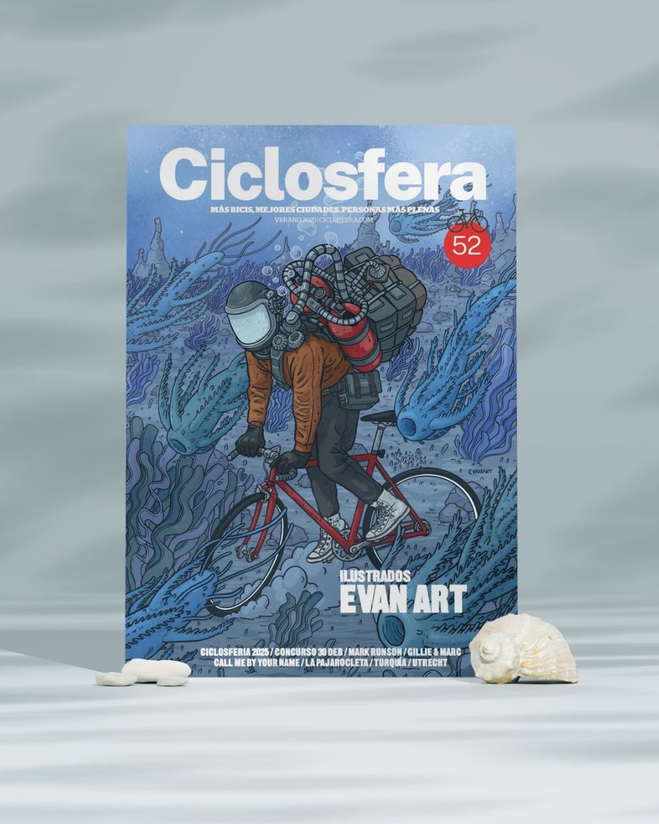 🚲 Ya casi está aquí el número #52 de @Ciclosfera: nuestro especial de verano.

Bicis, cultura ciclista y una portada brutal-
Suscríbete para recibirla en casa o búscala gratis en tu tienda de bicis en unas semanas.

☀️ Este verano, rodamos contigo

#CulturaCiclista #Ciclosfera52