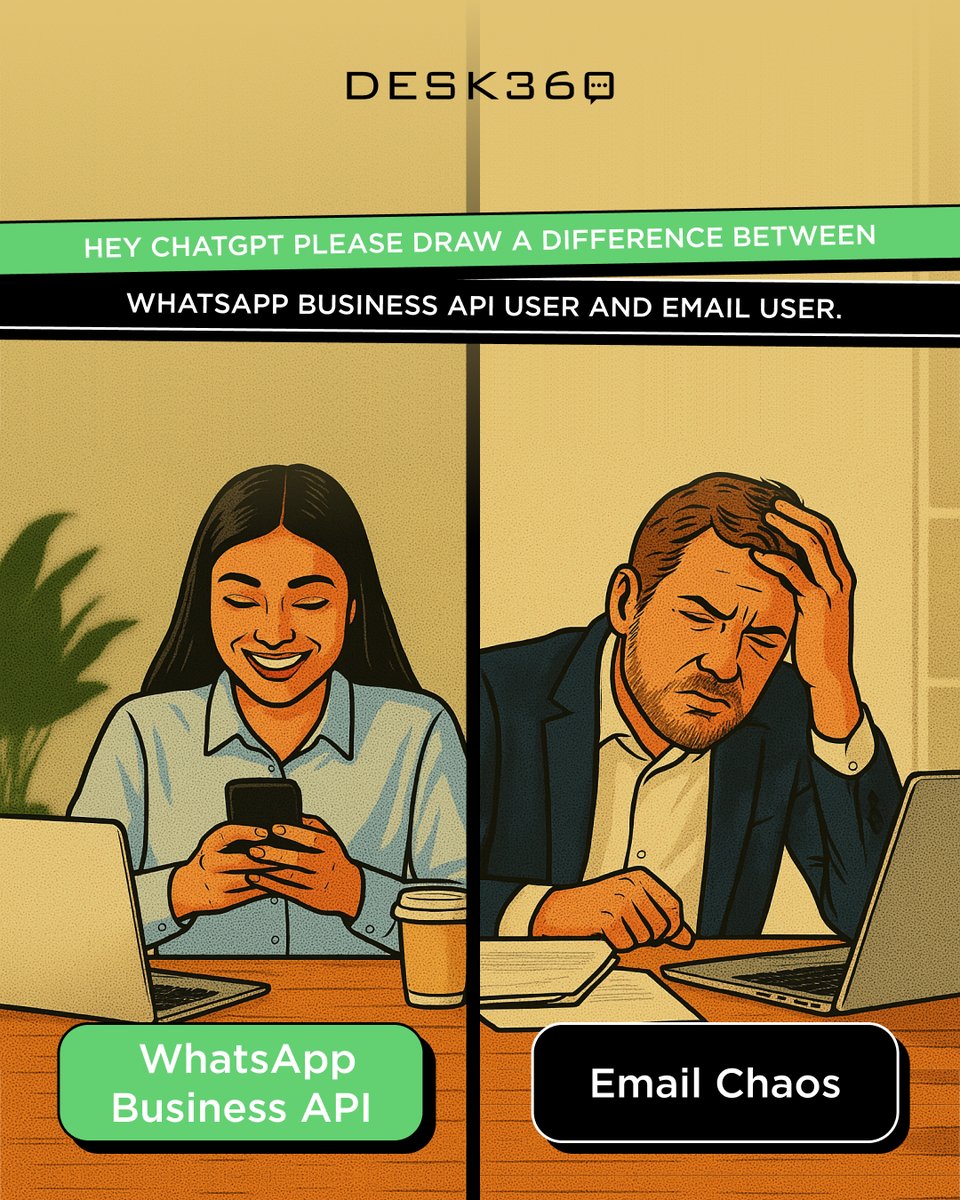 desk360com's tweet image. AI knows everything and it knows this fact, too.

#Desk360 #WABA #WhatsAppBusinessAPI