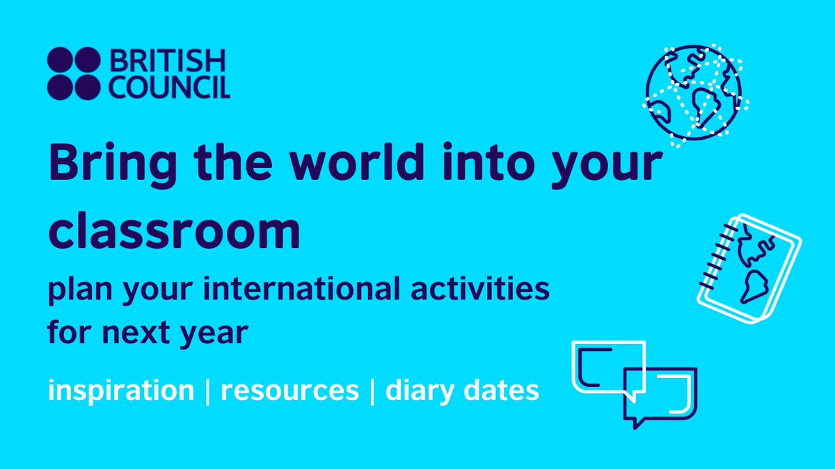 Be inspired to give your pupils top quality international experiences. Find out how other teachers have done just that with our free programmes, activities and resources.

🔗 ow.ly/eKvY50W06SQ

#SchoolsConnect #edutwitter
