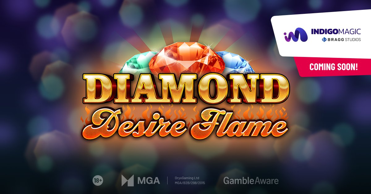 [OUT SOON in EU] 🔥💎 Diamond Desire Flame 💎🔥 by Indigo Magic from Bragg Studios bragg.group/solutions/casi… Hot slot action with blazing red diamonds. $BRAG

#BraggGaming #IndigoMagic #iGaming #Slots #ResponsibleGaming