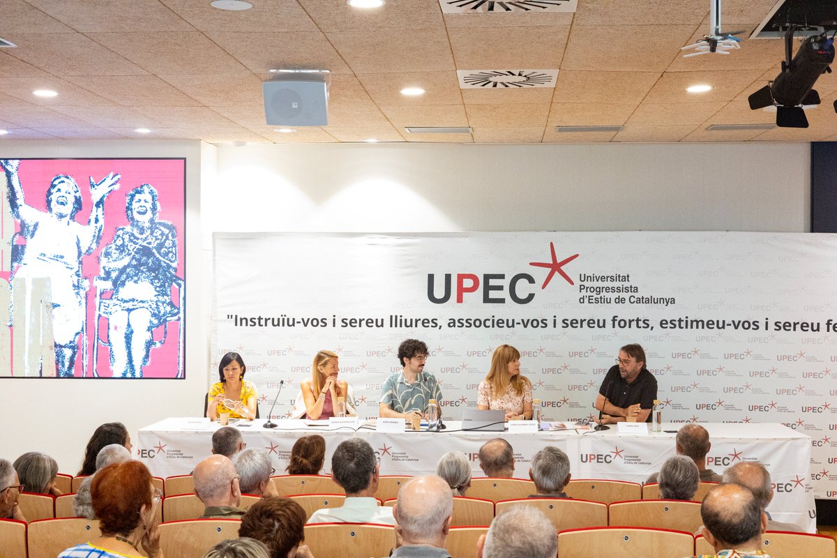 📌 Inauguració de les XXI Jornades UPEC

👤 <a href="/belenlopezCCOO/">Belén López Sánchez</a>, secretària general de <a href="/ccoocatalunya/">CCOO de Catalunya</a>
👤 <a href="/camilros/">Camil Ros</a>, secretari general d'<a href="/ugtcatalunya/">UGT de Catalunya</a> .
👤 <a href="/MariaEugeniaGay/">Mª Eugènia Gay</a>, segona tinenta d’alcaldia de l’Ajuntament de Barcelona.
👤 <a href="/SonyaGuerraLpz/">Sònia Guerra López/❤</a>, secretària general d'<a href="/igualtatcat/">Igualtat i Feminisme</a>.