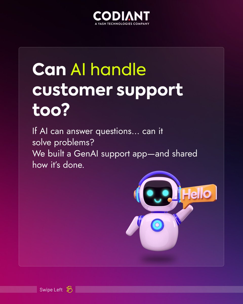 CODIANTSoftware's tweet image. 🚀Great products start with bold questions.

From AI answer engines to doctor scribes—this month’s roundup breaks down the tech shaping 2025.

✨ Explore the future: codiant.com/blog/

#BuildWithAI #AIProductDesign #AISolutions #codiant