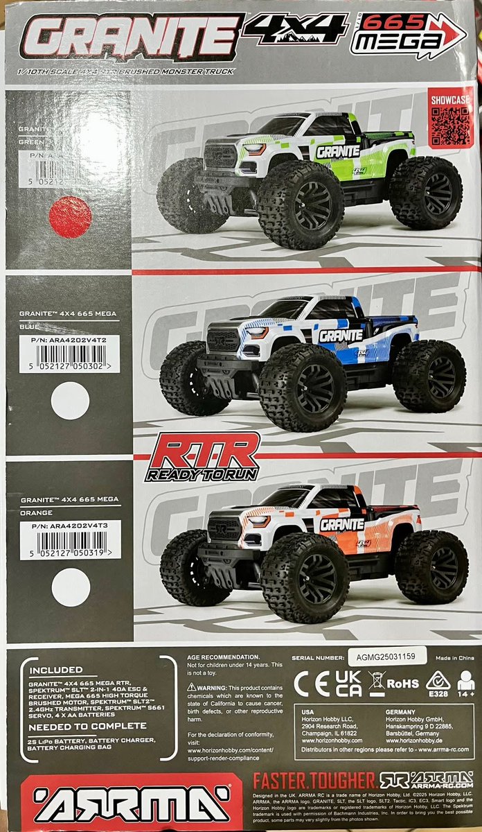 zal_rc's tweet photo. 🔥ARRMA GRANITE MEGA🔥 Now Available at our favorite RC shop in the Philippines 👉 PITSHOP RC 👈 

#arrma #arrmagranite #arrmagranitemega #rccar #rccars 

CTTO PITSHOP RC https://t.co/hfkYWik9f0