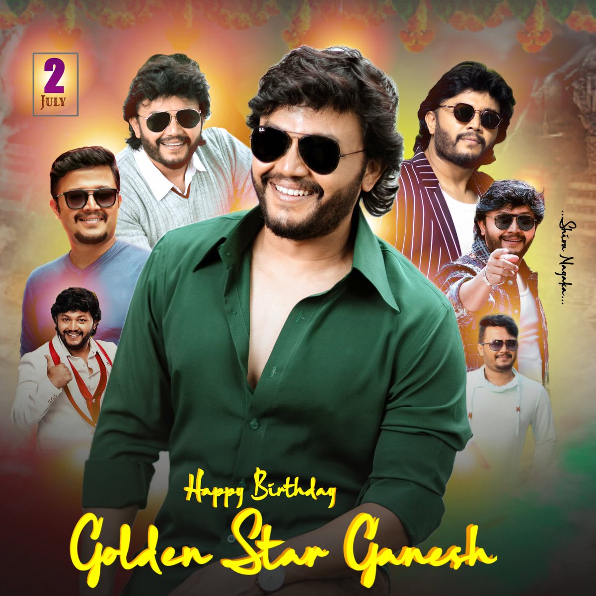 ಜನ್ಮ ದಿನದ ಶುಭಾಶಯಗಳು.✨🎂💐

#HappyBirthdayGanesh
#GoldenStarGanesh