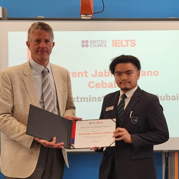 official_TWS's tweet image. Proud of our IELTS Ambassadors, Sehar & Brent, for their leadership & impact! Celebrated today at the British Council Dubai.From leading sessions to raising IELTS awareness, their contributions have been invaluable. A true legacy of dedication, initiative, and leadership. 🌍🎓