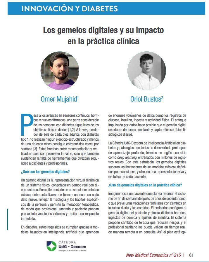oriolbustos's tweet photo. Nuevo artículo de divulgación! Junto con @omermujahid 

Los gemelos digitales y su impacto  en la práctica clínica

Texto completo:
https://t.co/rtbwGZB6Et https://t.co/nnEJkSMJRE