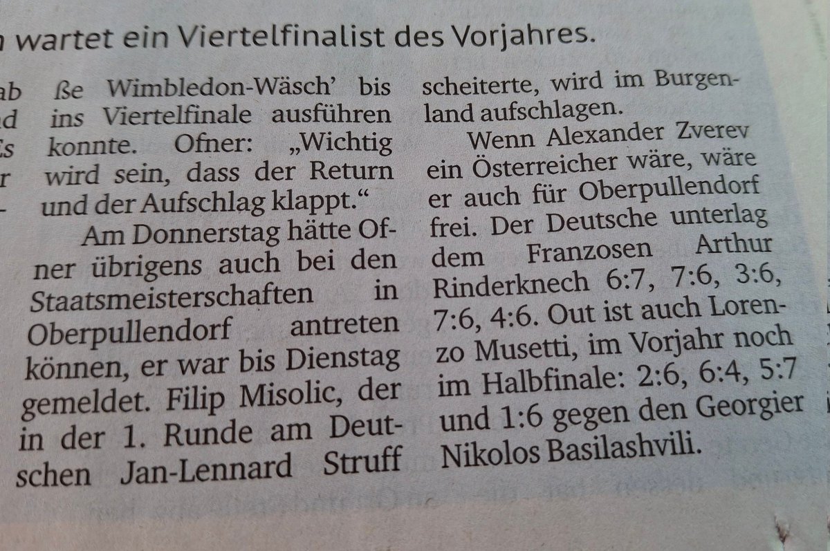 Schmäh haben sie, die Österreicher. #Zverev #Wimbledon #Oberpullendorf