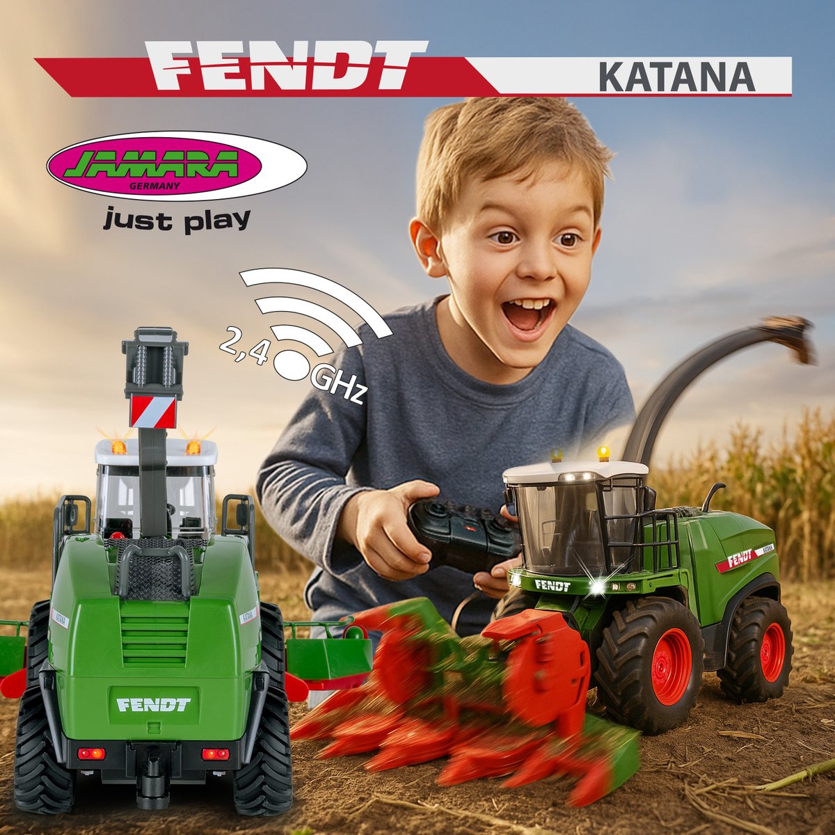 Jamara_Germany's tweet image. Neu bei JAMARA: Der Fendt Katana 850 als offiziell lizenziertes RC-Modell im Maßstab 1:24S! 🚜🌽 Mit drehenden Einzugstrommeln, Sound &amp;amp; LED-Licht – echtes Häcksler-Feeling für zuhause. 💥

👉 Jetzt entdecken: jamara-shop.com/Fendt-Katana-F…

#FendtKatana #RCTraktor #JAMARA #Landtechnik