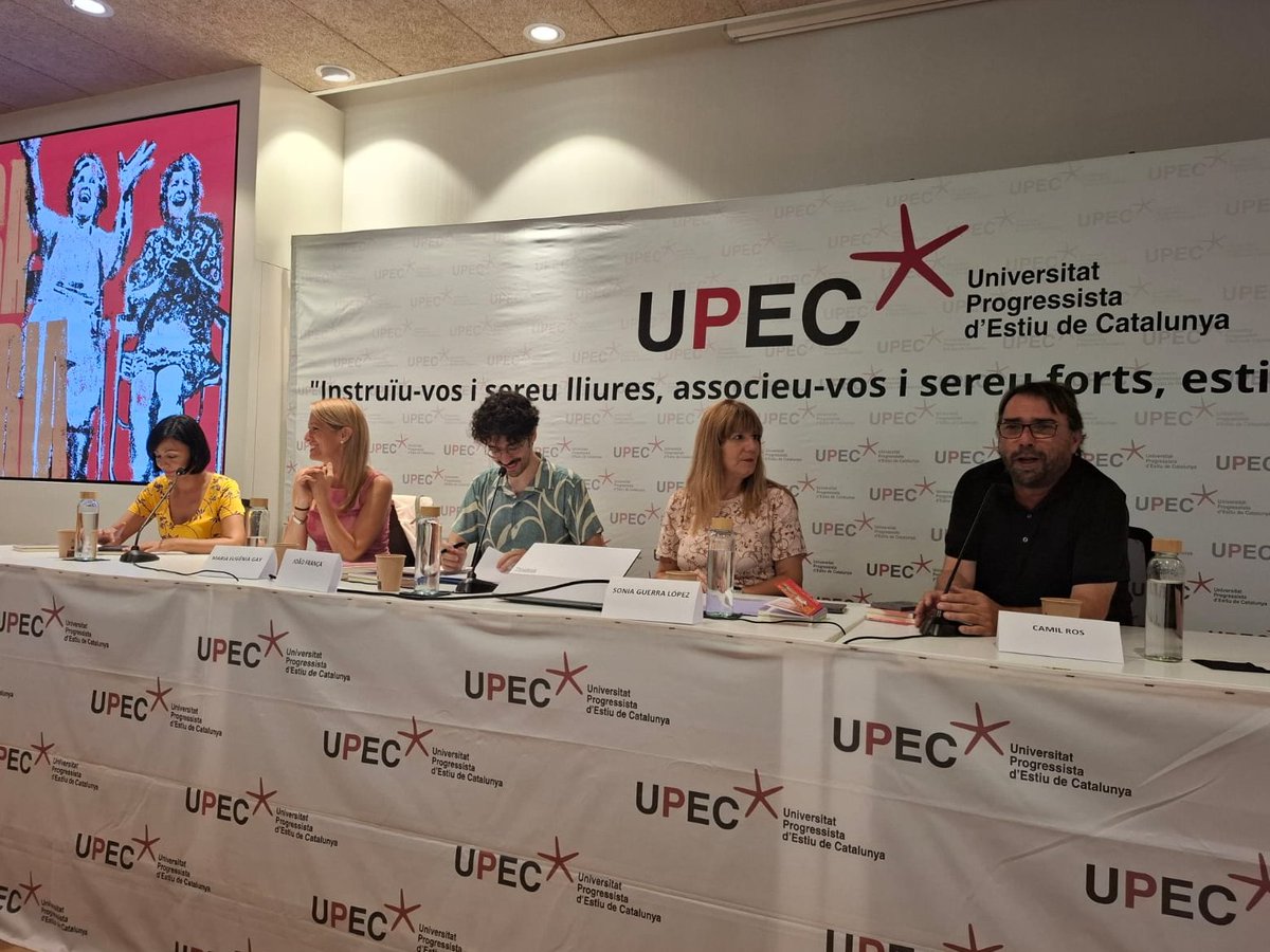 💭Avui el nostre secretari general, Camil Ros (<a href="/camilros/">Camil Ros</a>), participa en la inauguració de les jornades de la <a href="/UPEC_cat/">Universitat Progressista d'Estiu de Catalunya</a>, un espai de debat i pensament crític imprescindible.