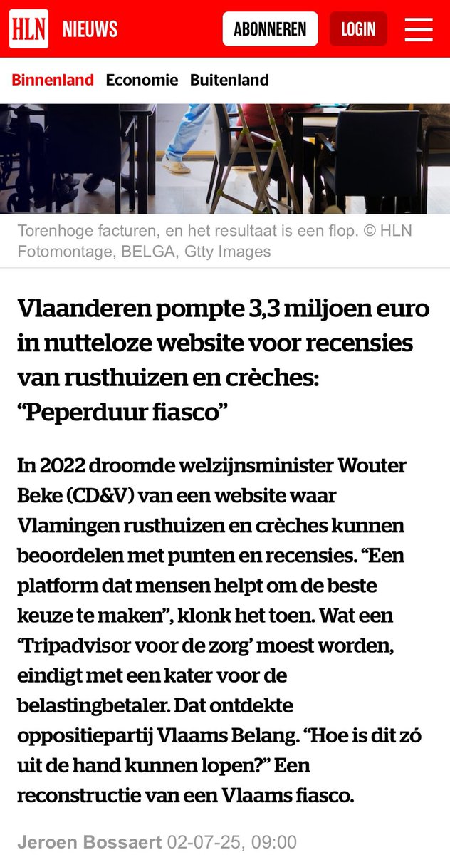 Voorbeeld elvendertig van de overheid die eens beter dan privaat initiatief een consumentenvraag denkt te kunnen inschatten en exploiteren.(en 3 miljoen voor een website???) #kerntaken