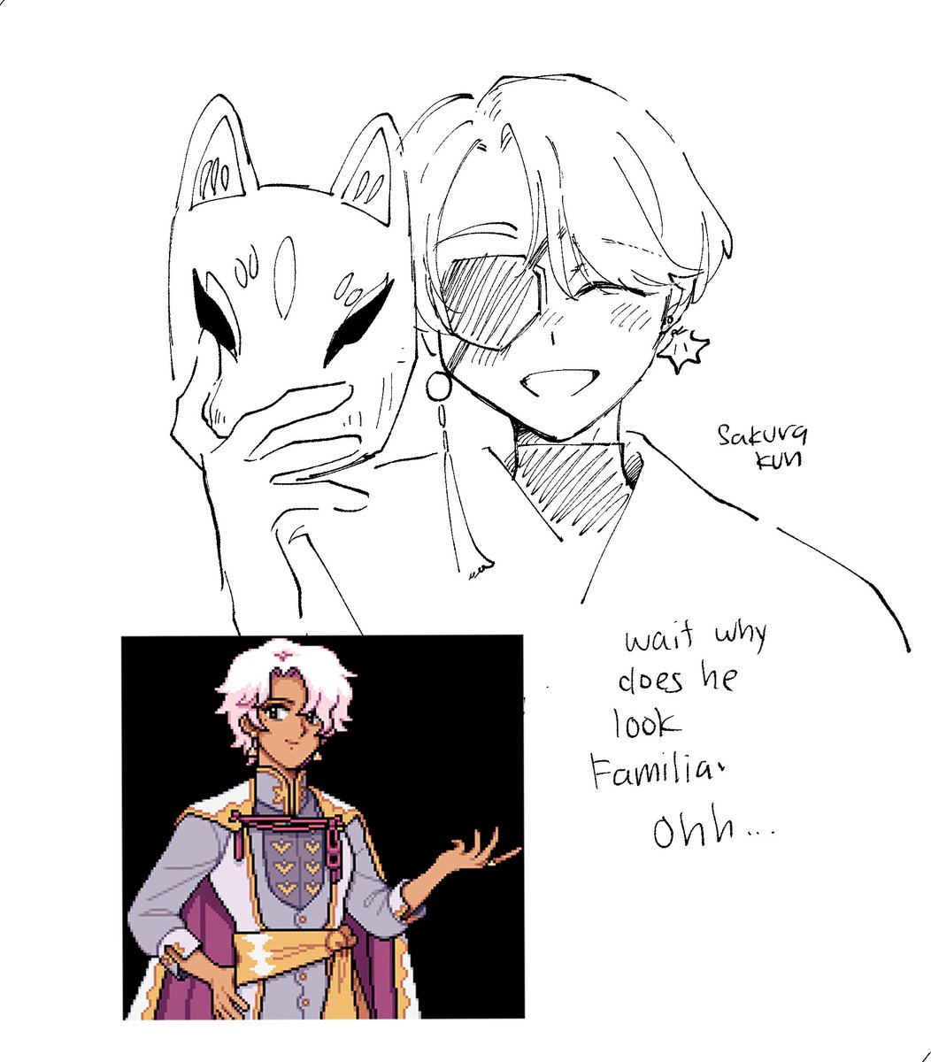 wow why does he look fami 