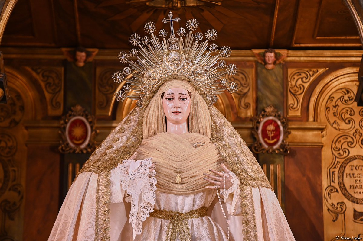 UnCofradeMas's tweet image. Así se encuentran el Santísimo Cristo del Buen Fin y Nuestra Señora de la Palma Coronada. Foto: @SalvaLpezMedina @HdadBuenFin #TDSCofrade #TDSActualidad
