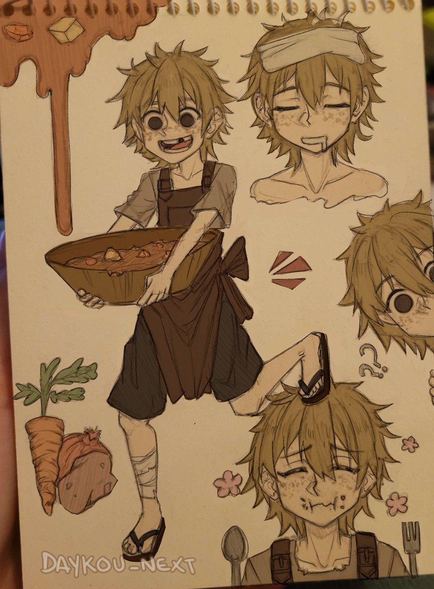 Daykou_Next's tweet photo. New day new drawing! But this one is from months ago. He is Rufus one of my OC and you can find him on Artfight too if you are interested!

#OC #Art #DigitalDrawing #Food #Sketch #freckles #Artfight https://t.co/YBirc3SVrB