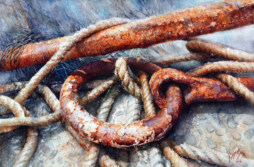 Sulu boya (watercolor), Rukiye Garip
38 cm × 56 cm (14 in x 22 in)