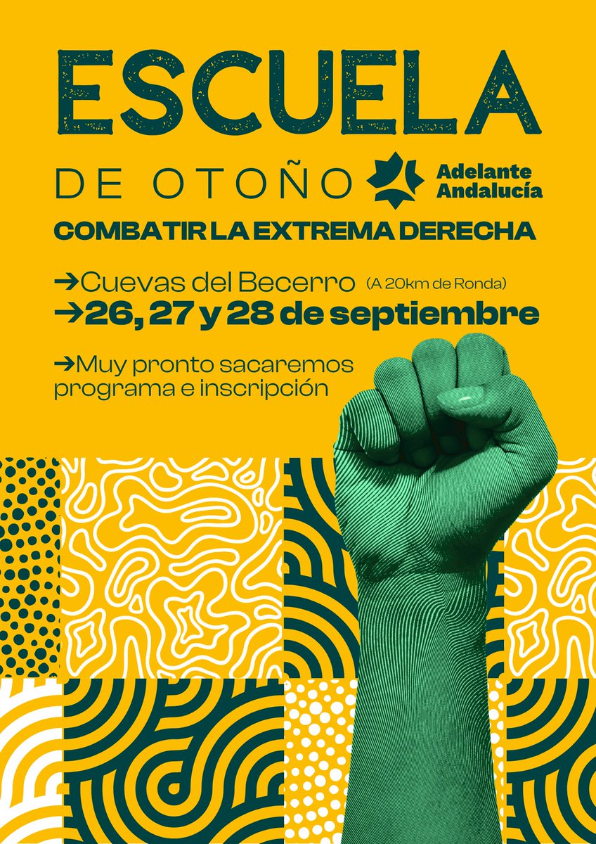 AdelanteAND's tweet image. 🍂ESCUELA DE OTOÑO🍂
¡Tenemos muchas ganas de anunciar todo lo que tenemos preparado!