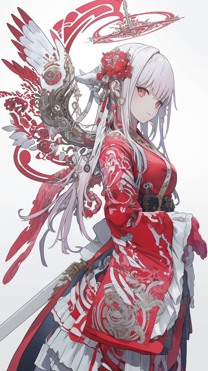 今日の紅蓮の死神姫』 #AIart #AIイラスト *無断転載禁止*