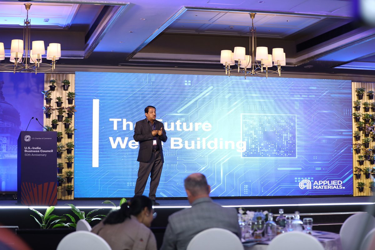 The USIBC Bengaluru Golden Jubilee Summit featured a TED talk by Dr. Suraj Rengarajan, Managing Director &amp; Head Semiconductor Products Group (SPG), Applied Materials India, on "The critical piece of the AI puzzle" highlighting how semiconductor hardware is the most critical