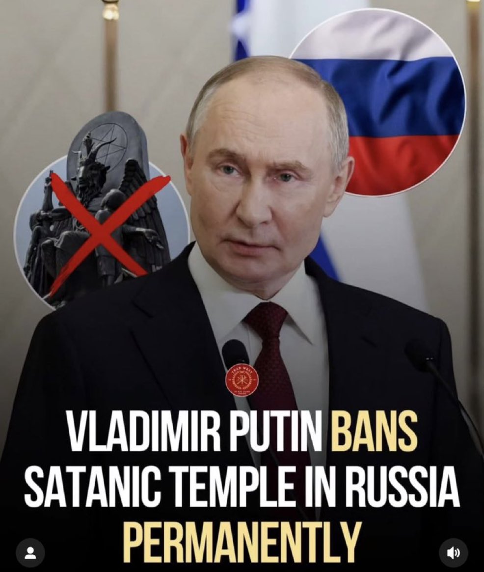 I love how Putin keeps degeneration out of his country.

Love him or hate him but he is a blessing for Russia.