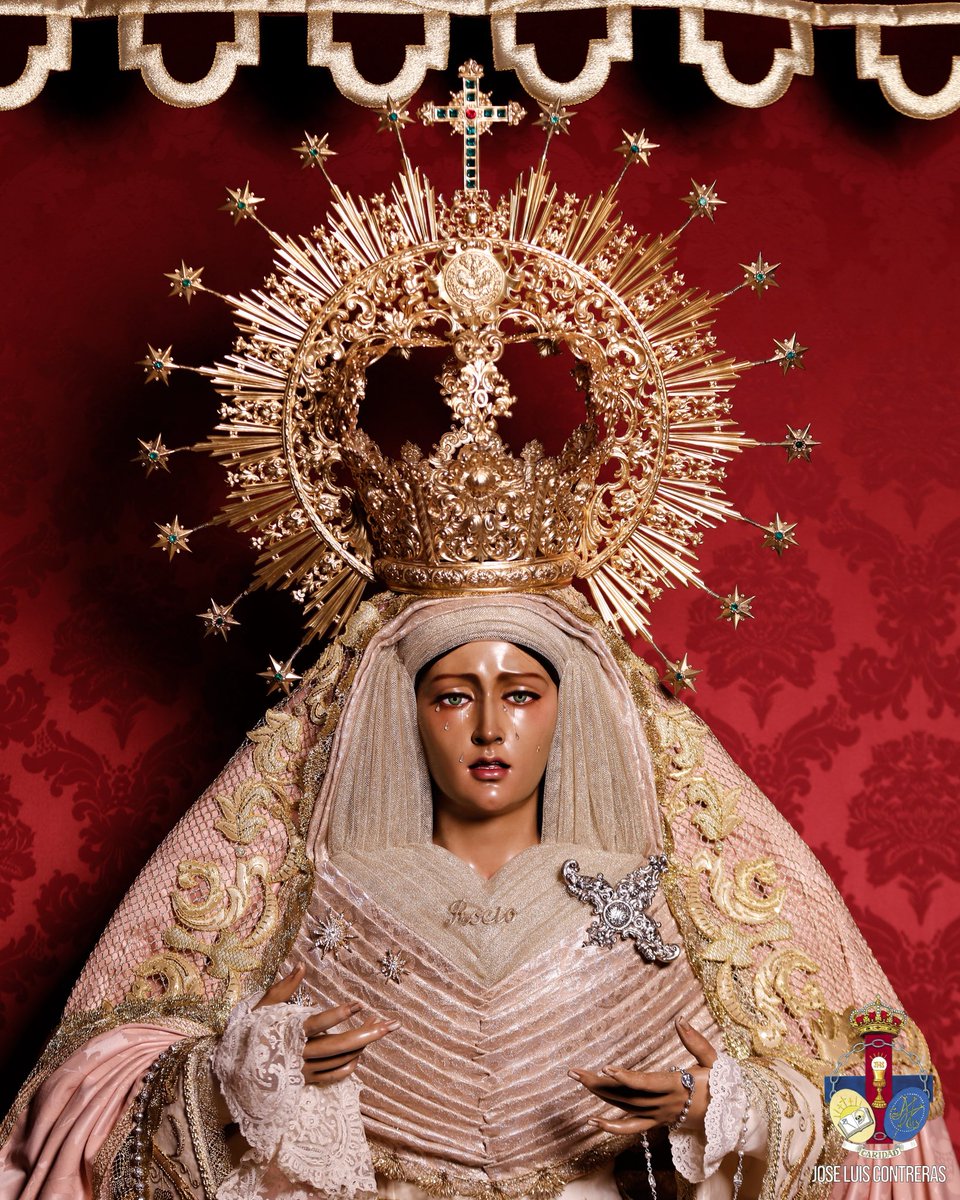 UnCofradeMas's tweet image. Así se encuentra Nuestra Señora del Rosario Doloroso. Foto: @hdad_sanpablo #TDSCofrade #TDSActualidad