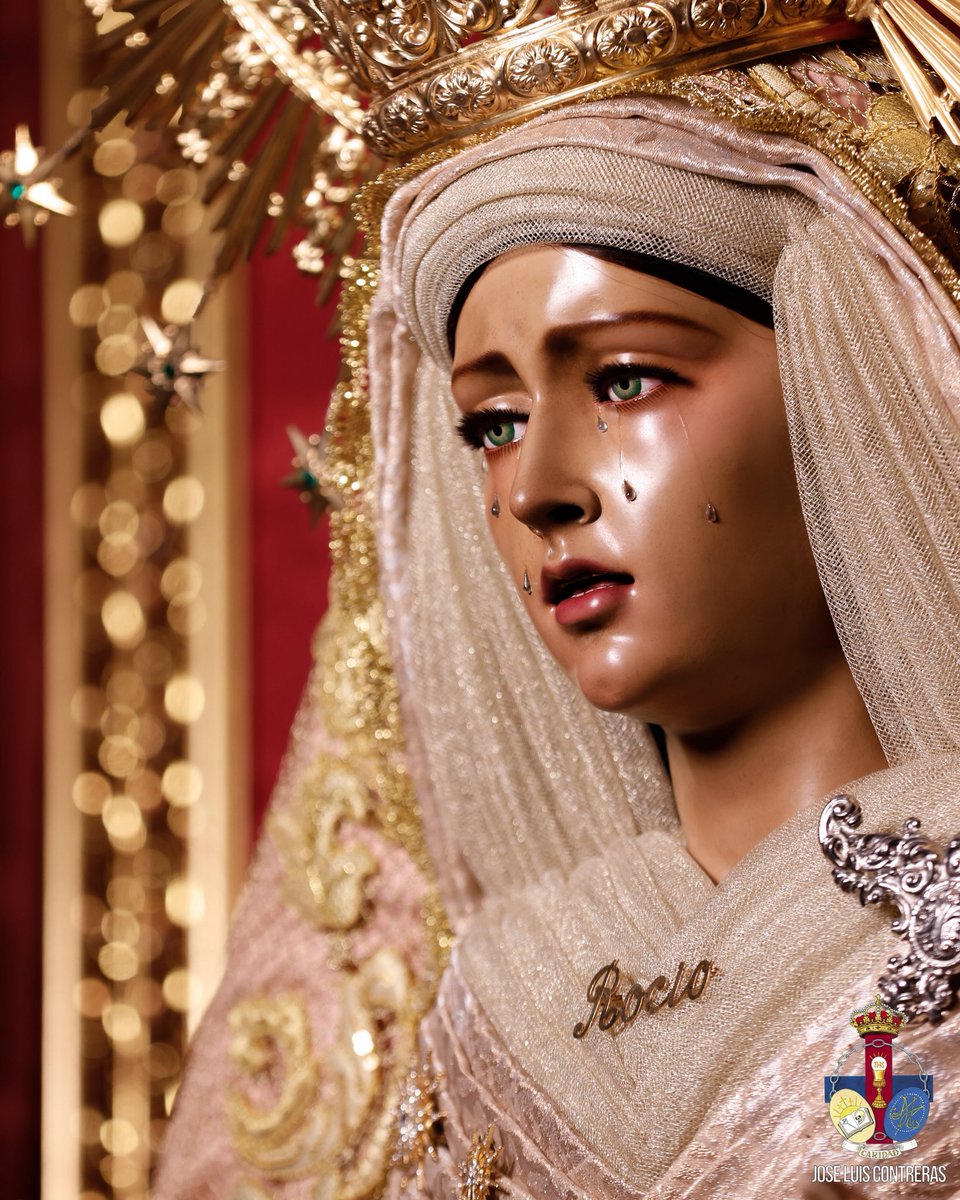 UnCofradeMas's tweet image. Así se encuentra Nuestra Señora del Rosario Doloroso. Foto: @hdad_sanpablo #TDSCofrade #TDSActualidad
