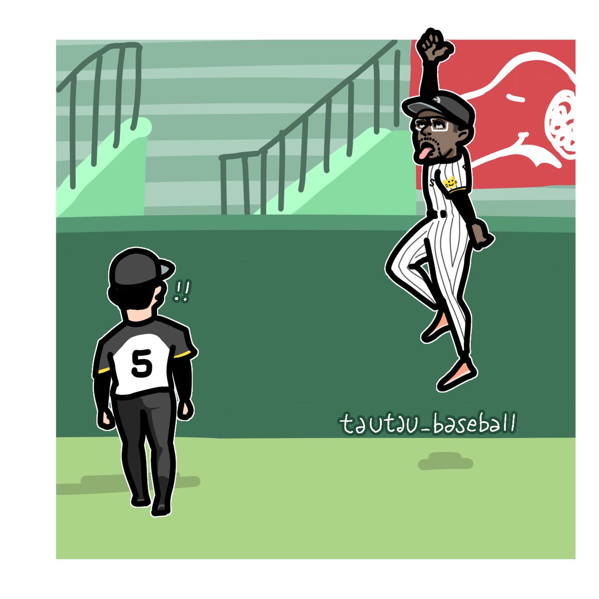 tautau_baseball's tweet image. デュープからチカちゃんへ
リスペクトの表現がクセ強い🤭