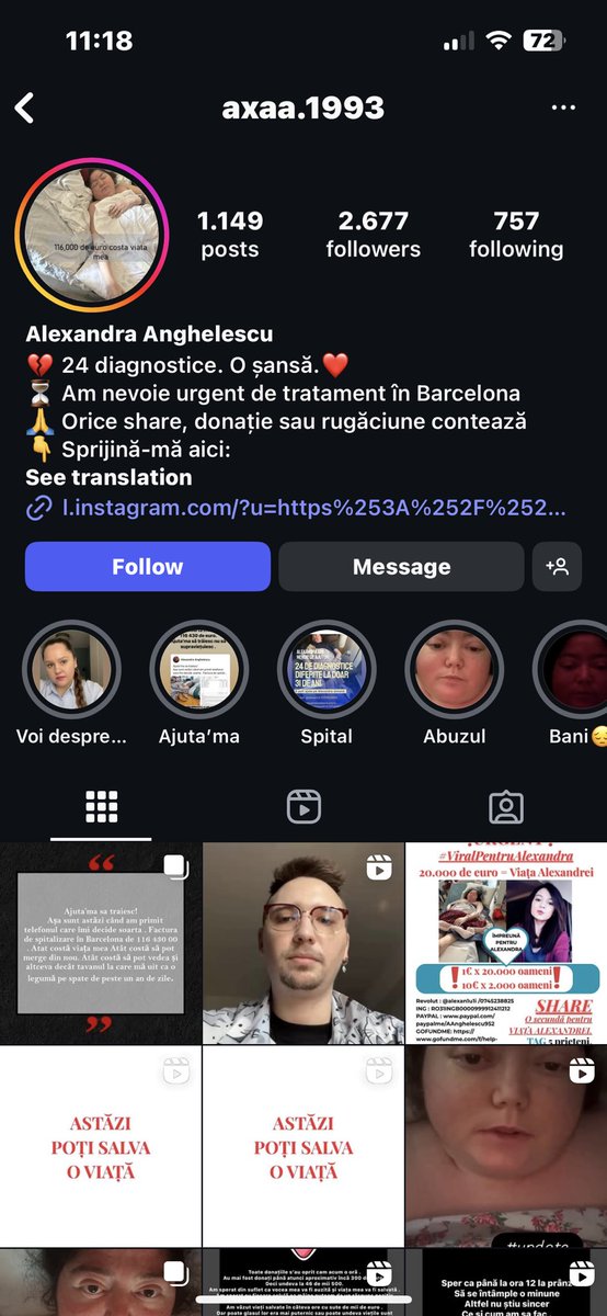 bitea5_'s tweet photo. @TateTheTalisman @Cobratate This girl from Romania needs your help. She was abused from a young age and now has 24 different diagnoses. I hope you can help! https://t.co/OaNRtrXb0m