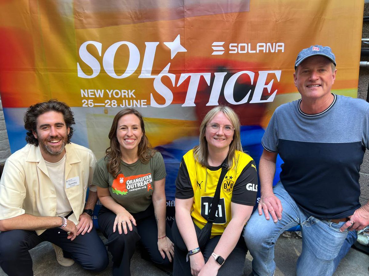 BONK For Paws (@bonkforpaws) on Twitter photo We loved meeting our pawsome charity partners at <a href="/SolsticeConf/">Solana Solstice</a>❗❗❗
A big thank you for making the show and for telling us more about the amazing work you do🧡❤️
<a href="/redapes/">Orangutan Outreach 🦧❤️🌳</a> <a href="/wildnetorg/">Wildlife Conservation Network</a> <a href="/SaveTheChimps/">Save the Chimps</a> We loved meeting our pawsome charity partners at <a href="/SolsticeConf/">Solana Solstice</a>❗❗❗
A big thank you for making the show and for telling us more about the amazing work you do🧡❤️
<a href="/redapes/">Orangutan Outreach 🦧❤️🌳</a> <a href="/wildnetorg/">Wildlife Conservation Network</a> <a href="/SaveTheChimps/">Save the Chimps</a>