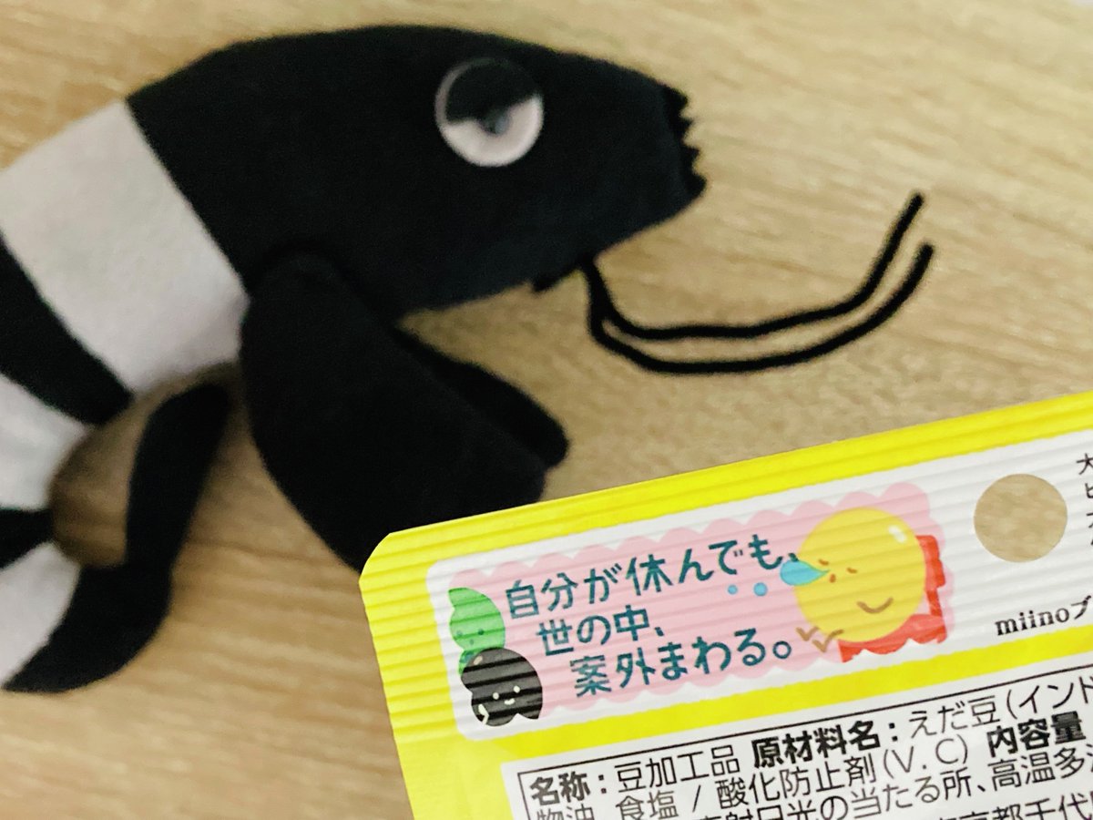 17時過ぎました、今日もお疲れさまでした👍

黒エビ：ひと休みひと休み
わたし：だいたい休んでる気も

#中の人と黒エビと