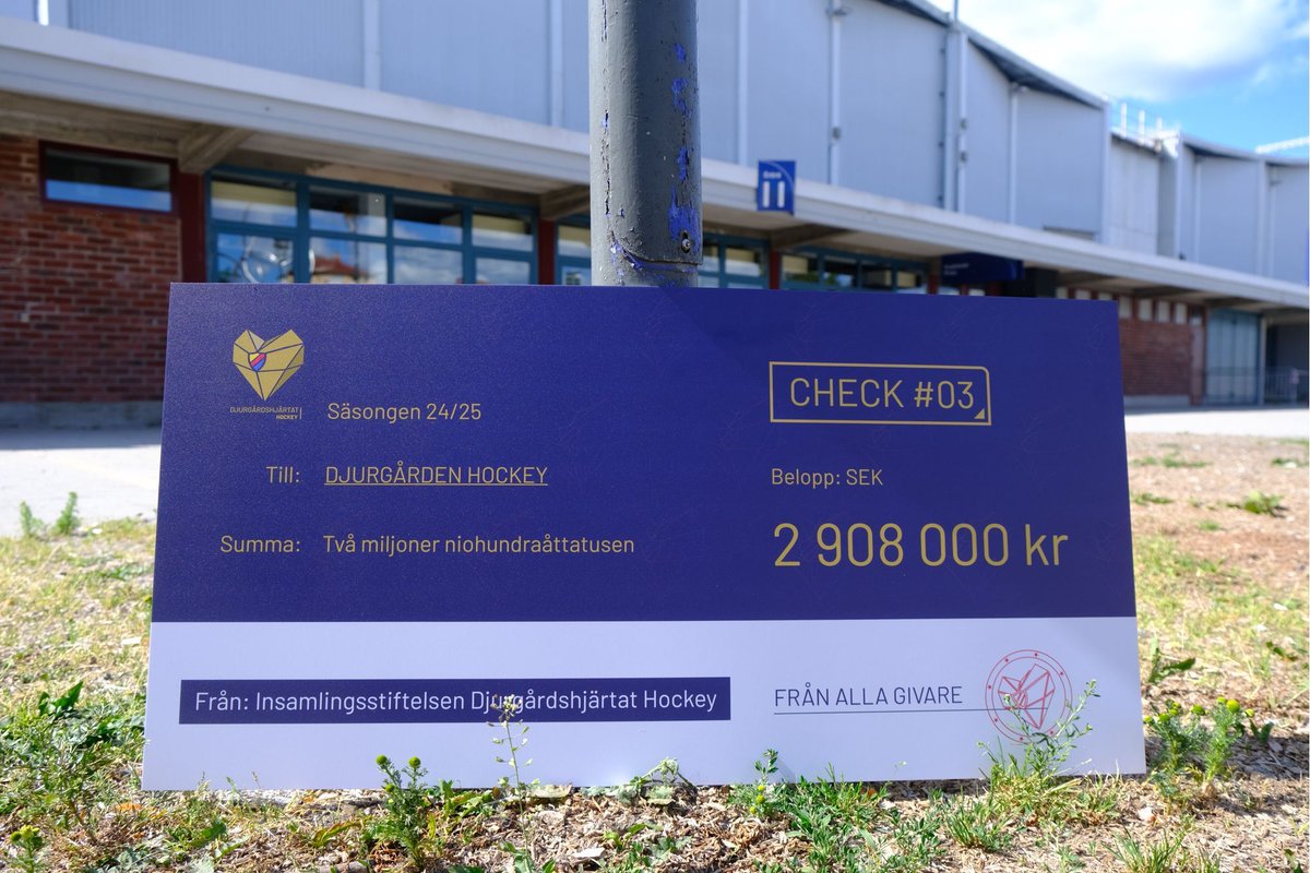 2,9 miljoner anledningar att vara stolta - Djurgårdshjärtats givare slår nytt rekord!

Läs om rekordsumman: hockey.djurgardshjartat.se/nyheter/2,9-mi…